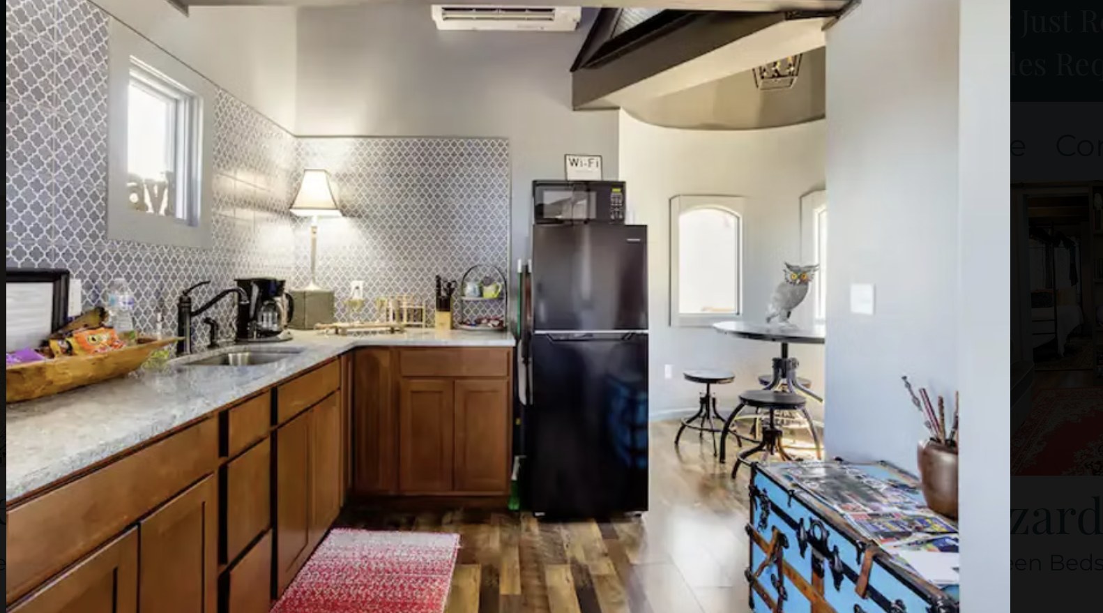 Wizards Hollow kitchenette